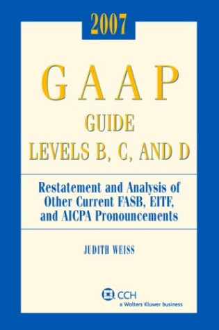 Cover of GAAP Guide Levels B, C, and D (2007)