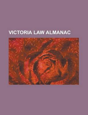 Book cover for Victoria Law Almanac