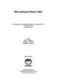 Cover of Microalloyed Steels