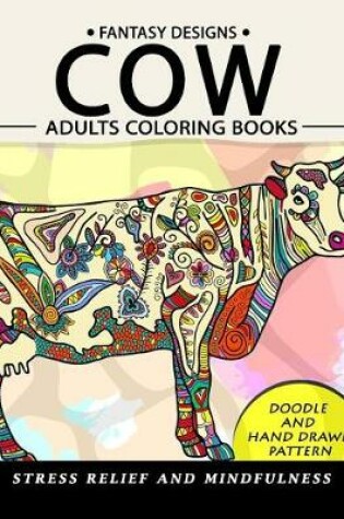 Cover of Cow Adults Coloring Books