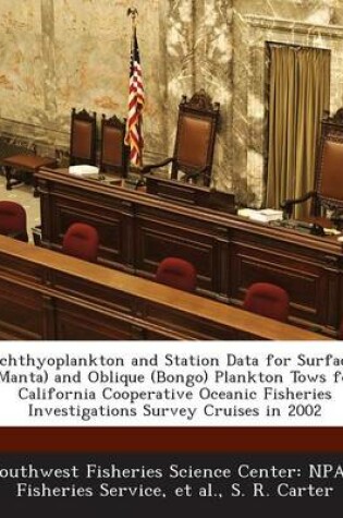 Cover of Ichthyoplankton and Station Data for Surface (Manta) and Oblique (Bongo) Plankton Tows for California Cooperative Oceanic Fisheries Investigations Sur