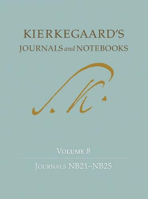 Cover of Kierkegaard's Journals and Notebooks, Volume 8