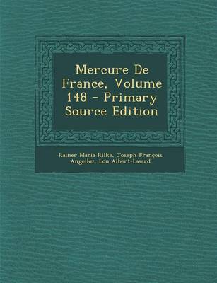 Book cover for Mercure de France, Volume 148 - Primary Source Edition