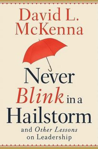 Cover of Never Blink in a Hailstorm and Other Lessons on Leadership