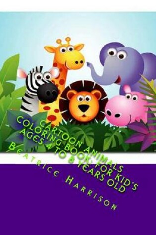 Cover of Cartoon Animals Coloring Book