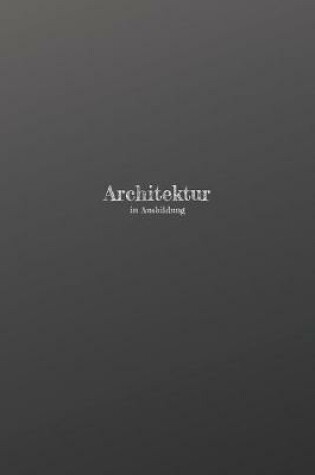 Cover of Architektur in Ausbildung