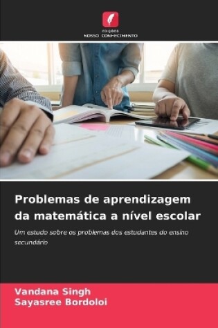 Cover of Problemas de aprendizagem da matemática a nível escolar