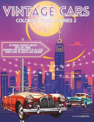 Cover of Vintage Cars Coloring Book