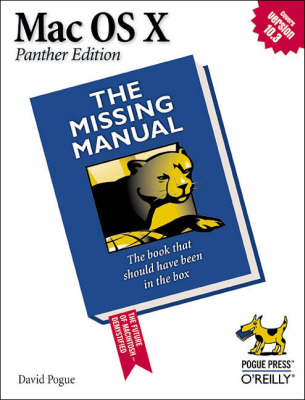 Book cover for Mac OS X: The Missing Manual