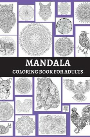 Cover of Mandala Coloring Book For Adults