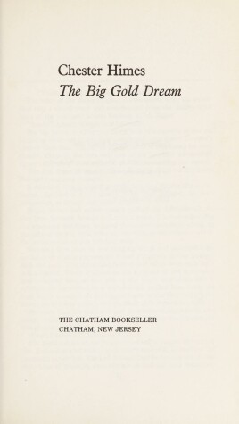 Book cover for The Big Gold Dream