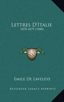 Book cover for Lettres D'Italie