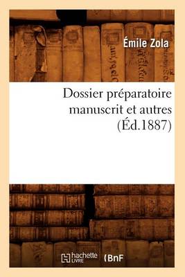Book cover for Dossier Preparatoire Manuscrit Autres (Ed.1887)