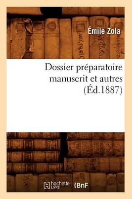 Cover of Dossier Preparatoire Manuscrit Autres (Ed.1887)