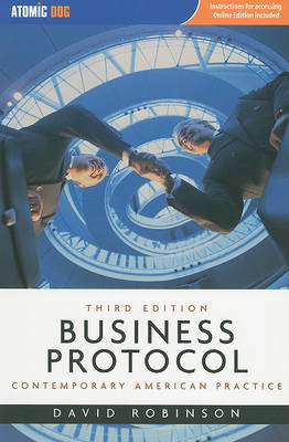 Book cover for Business Protocol: Contemporary American Practice (with Making The  Grade Printed Access Card)