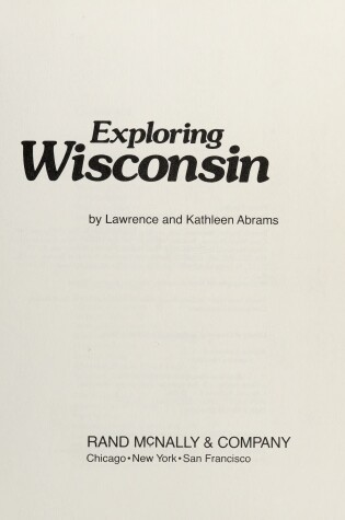 Cover of Exploring Wisconsin