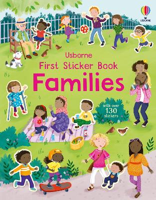 Book cover for First Sticker Book Families