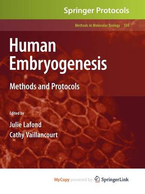 Cover of Human Embryogenesis