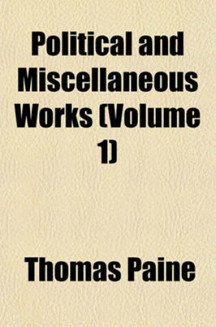 Cover of Political and Miscellaneous Works (Volume 1)