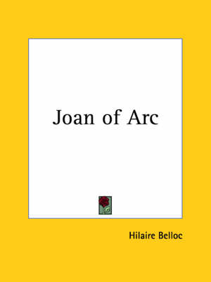 Book cover for Joan of ARC (1930)