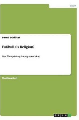 Cover of Fußball als Religion?