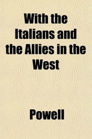 Cover of With the Italians and the Allies in the West