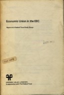 Book cover for Economic and Monetary Union in Europe