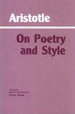 Cover of On Poetry and Style