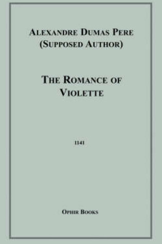 Cover of The Romance of Violette