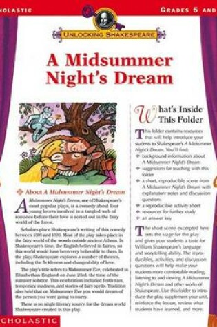 Cover of A Midsummer Night's Dream