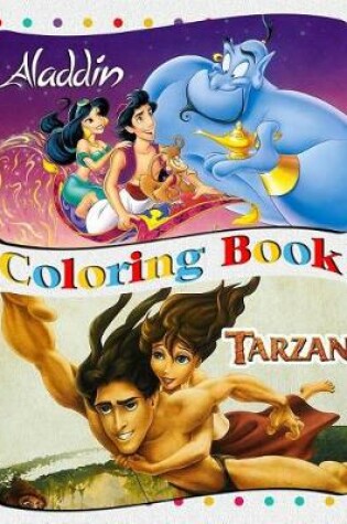 Cover of Aladdin and Tarzan Coloring Book