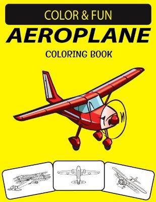 Book cover for Aeroplane Coloring Book