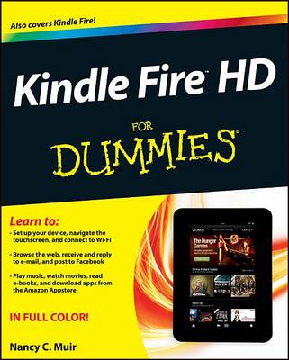 Book cover for Kindle Fire HD for Dummies