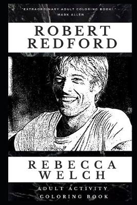 Book cover for Robert Redford Adult Activity Coloring Book