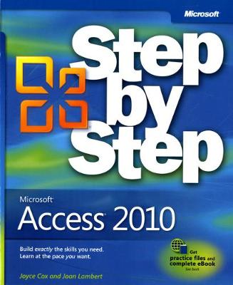 Book cover for Microsoft Access 2010 Step by Step