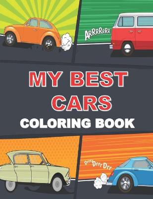 Book cover for My Best Cars Coloring Book