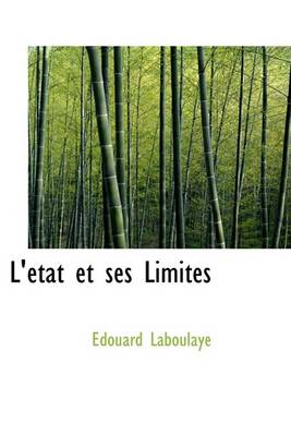 Book cover for L'Etat Et Ses Limites