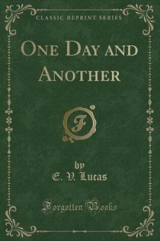 Cover of One Day and Another (Classic Reprint)