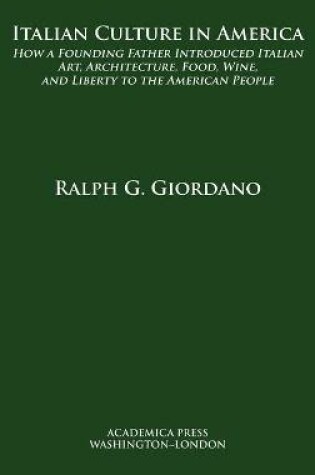 Cover of Italian Culture in America