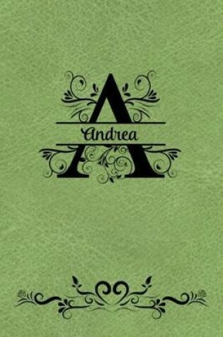 Cover of Split Letter Personalized Journal - Andrea