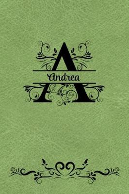 Book cover for Split Letter Personalized Journal - Andrea