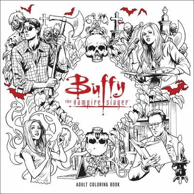 Book cover for Buffy The Vampire Slayer Adult Coloring Book