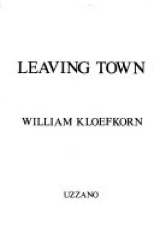 Cover of Leaving Town