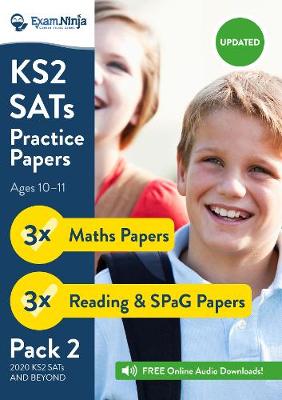 Book cover for 2020 KS2 SATs Practice Papers - Pack 2 (English Reading, SPaG & Maths) Inc. Answers & Audio