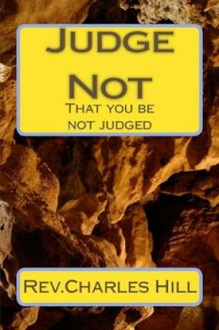 Cover of Judge Not