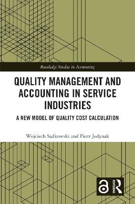 Cover of Quality Management and Accounting in Service Industries