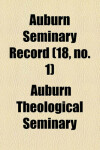 Book cover for Auburn Seminary Record