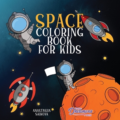 Cover of Space Coloring Book for Kids