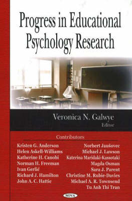 Book cover for Progress in Educational Psychology Research