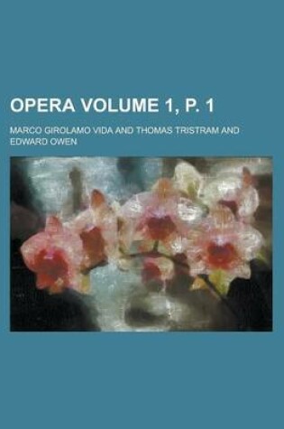 Cover of Opera Volume 1, P. 1